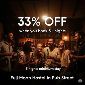Full Moon Sky Bar Party In Pub Street El Rincon Espanol 暹粒
